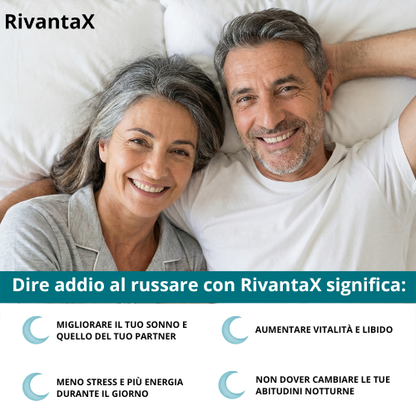 RivantaX™ – Bite anti-russamento discreto e facile da usare